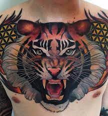 Tiger Tattoos Tattoo Insider Tiger Tattoo Chest Tattoo Men Tiger Head Tattoo
