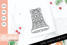 Download Christmas Bell Mandala Cut File Graphic By Illuztrate Creative Fabrica PSD Mockup Templates