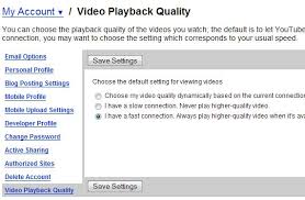 To change the video quality for all videos: Make Your Youtube More Livable I Have A Fast Connection Setting Cdm Create Digital Music