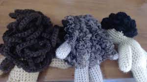 Curly Hair Yarn Doll Hair Tutorial 3 Different Styles Hair Yarn Yarn Doll Yarn Doll Hair