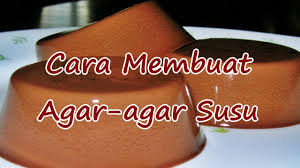 This jellylike substance is a mix of carbohydrates that have been extracted from red. Resep Cara Membuat Agar Agar Susu Youtube