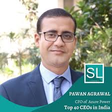 Join us to Congratulate Pawan Agrawal for making it to the list of top 40  CFOs in India. Pawan Agrawal is the CFO of Azure Power. Over 20 years of  experience. Worked