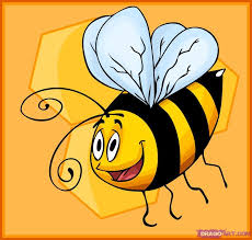 Cute bee cartoon mascot characters set raster collection 3. How To Draw A Cartoon Bumble Bee Step By Step Bugs Animals Free Online Drawing Tutorial Added By Dawn August 1 2009 1 Bee Pictures Cartoon Bee Drawings