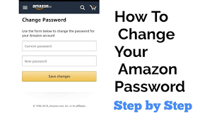 Amazon app change password : How To Change Your Amazon Password Smartphone App Youtube