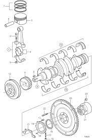 Manley crankshafts are not intended for use with highly boosted roots style cog belt superchargers. Volvo Penta Engine Crankshaft And Related Parts 3 0glp E Volvopentashop Com