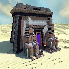 Ancient Nether Portal Minecraft Blueprints Minecraft Projects Minecraft Construction