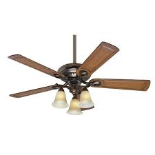 Hunter Whitten 52 In Indoor Bronze Patina Ceiling Fan With Light Kit 54059 The Home Depot Ceiling Fan With Light Ceiling Fan Hunter Ceiling Fans