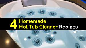 Because tubs and spas are very you can always clean a hot tub cover this same way. 4 Simple Diy Hot Tub Cleaner Recipes