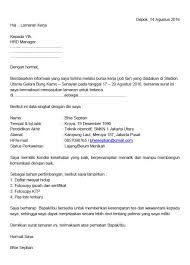 Check spelling or type a new query. 18 Contoh Surat Lamaran Kerja Untuk Segala Posisi Pasti Dilirik Hrd