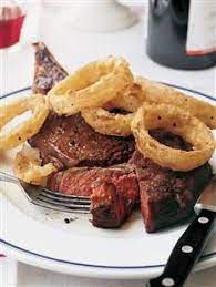 Combine ingredients for rub and set aside. Father S Day Meal Barefoot Contessa Recipes Rib Eye Steaks With Cornmeal Fried Onion Rings Beef Recipes Recipes Main Dish Recipes