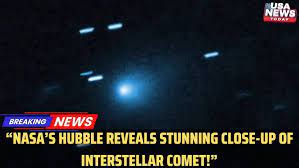 NASA's Hubble Captures Sharpest Image of Mysterious Interstellar Comet 3I/ATLAS । USA NEWS TODAY - YouTube