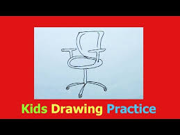 A sturdy beechwood seat keeps you comfortable working long hours. How To Draw A Desk Chair Youtube