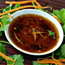 For gyoza dipping sauce, mix together rice vinegar, soy sauce, garlic, ginger, green onion, sesame oil and chili flakes. Gyoza Sauce Recipe Allrecipes