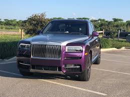 Justin bieber's one of one rolls royce | west coast customs. Rolls Royce Cullinan Purple Reign Pursuitist