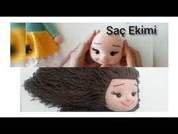 amigurumi bebeklerde sac ekimi cok pratik ve kolay anlatimim youtube 2021 bebek saclari bebek aplike bebek