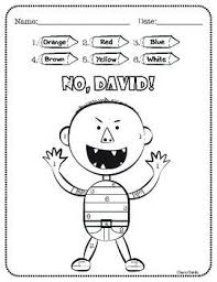 No David Activities No David Book Activities Beginning Of School