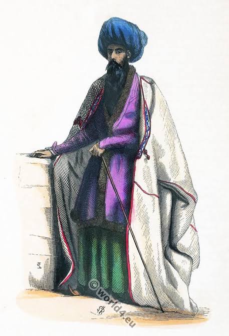 Persian priest or mullah in 1840