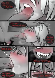 yn, peter dunbar, your boyfriend, highres, 2021, blush, fellatio, hand on  anothers head, heart, oral, penis, rape, saliva, sharp teeth, speech  bubble, teeth, veins, veiny penis - Image View - | Gelbooru -