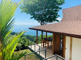 View home listings in uvita, dominical, ojochal & tres rios for luxury & modest homes. 6 Acres 1 Bedroom Bali Style Home With Amazing Whales Tail Ocean View And Room To Build More Costa Rica Real Estate