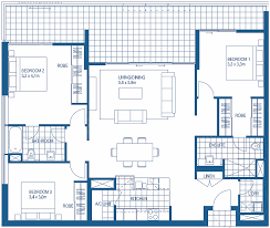 Living quarters offer an open a floor plan with vaulted ceiling (up to 12' tall,) kitchen island and access to the balcony/deck 26 Genius Apartment Plans 3 Bedroom House Plans
