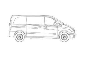 Mercedes Vito Mercedes Scale Drawing Toy Car