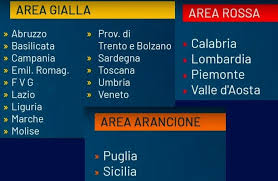 Ecco le 5 nuove regioni. Coronavirus Zona Gialla Arancione O Rossa Ecco I Criteri Di Scelta Per Il Controllo Del Rischio Orizzonte Scuola Notizie