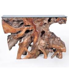 Tree Root Console Table Wayfair Root Console Console Table Teak Coffee Table