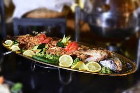 whole baked hamour fish seafood night amira restaurant fish and seafood food food eating