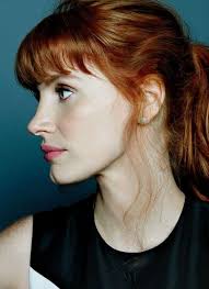 One of my first portraits, made two years ago; Jessica Chastain from an  image of the photographer Yu Tsai. Made with watercolours.