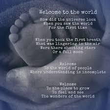 Poem Welcome To The World Poetry Books Poems Beautiful Poems