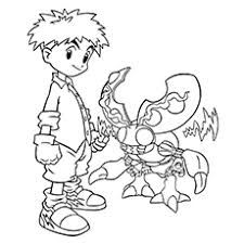 Download this adorable dog printable to delight your child. 10 Lovely Free Printable Digimon Coloring Pages Online