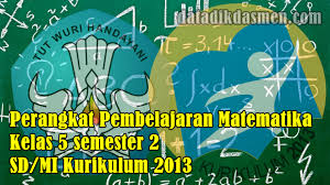 Perangkat Pembelajaran Matematika Kelas 5 Semester 2 Sd Mi K13 Tahun Pelajaran 2020 2021 Datadikdasmen