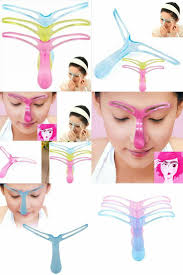 Many people leave this for a professional; Eyebrow Shaper Makeup Reusable Template Tool Diy Brow Arch Shaping Stencil 5060401357757 Ebay