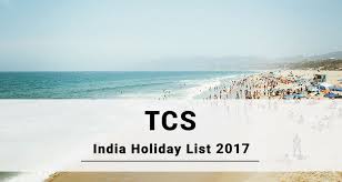 Tcs Holiday Calendar 2017 Joblagao Com