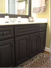 Bathroom Cabinets Ideas Dark Chocolate Black Painted Bathroom Cabinets Wow Discov Laminate Cabinets Painting Laminate Cabinets Painting Laminate Furniture