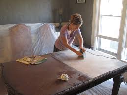 Oh boy, i am excited about sharing this project with you! Refinishing The Dining Room Table A Guy A Girl And A Really Old House
