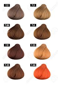 haircolor and hair dye colours chart colour numbers 7