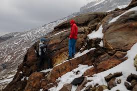 Una vista del glaciar ayoloco en el volcán iztaccíhuatl, la tercera elevación más grande del sistema volcánico transversal. B33rwmaqet2j8m