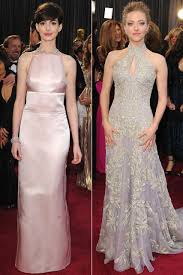 Anne Hathaway S Oscars Dress Dilemma Was Down To Amanda Seyfried S Gown