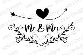 Download Mr And Mrs Svg Wedding Decor Monogram Graphic By Nnj Designs Creative Fabrica
