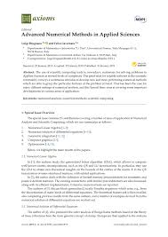 Teaching text books geometry answer key and test bank version 2.0. Pdf Advanced Numerical Methods In Applied Sciences