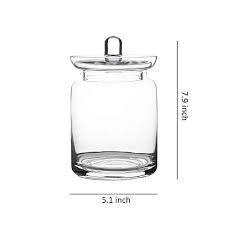 5 out of 5 stars. Whole Housewares Clear Glass Apothecary Jars Cotton Jar Bathroom Storage Organizer Canisters Set Of 2 Bathroom Storage Organization Home Kitchen Rayvoltbike Com