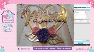 Las primeras celebraciones del día de la madre se remontan a la antigua grecia, donde se le rendían honores a rea, la madre de los dioses zeus. Armado Cake Topper Dia De La Madre Youtube