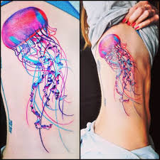Watercolor marlin tattoos the marlin, a great symbol from the book the old man and the sea represents devotion, courage, perseverance, and dreaming. 72 Beautiful Jellyfish Tattoos