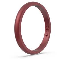 Halo Birthstone Silicone Ring Silicone Wedding Band Wedding Rings Unique Silicone Rings