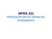Basically, the asset or liability is current when it is expected to be recovered or settled within 12 months after the reporting period. Lecture 3 Mfrs 101 Fin Stat Mfrs 101 Presentation Of Financial Statements Mfrs 101 Revised Is A Comprehensive Guide That Covers Various Aspects Of Course Hero