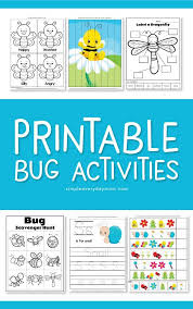 Printable Preschool Bug Activities For Learning Fun Bug Activities Bugs Preschool Preschool Learning Activities