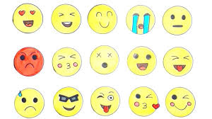 How To Draw Emojis Step By Step 15 Different Emojis Drawing And Coloring Easy Drawing Emojis Emoji Drawings Different Emojis Drawing For Kids
