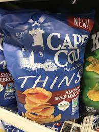Cape Cod Thins Smokey Barbecue Potato Chips Potato Chips Snacks Chips