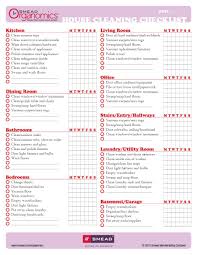 038 House Cleaning Checklist Template Ideas Weekly